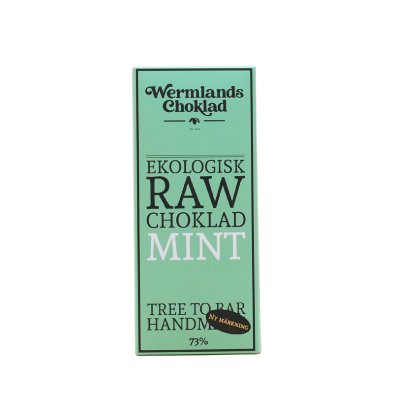 Wermlands Choklad Wermlands Raw Mint 50g 50g