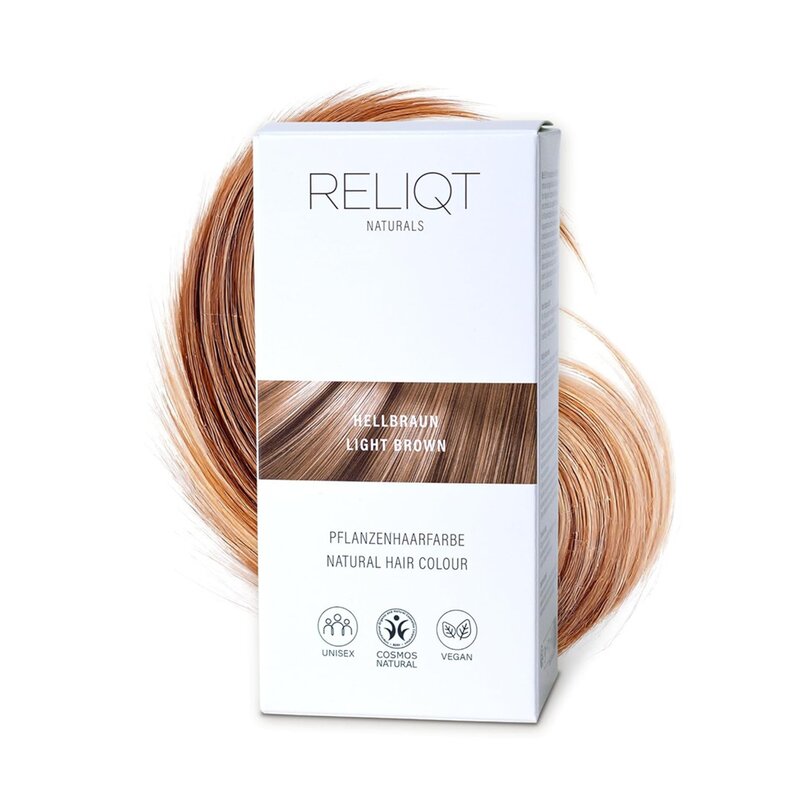Product Image for Reliqt Natural Hair Colour Light Brown 100g
