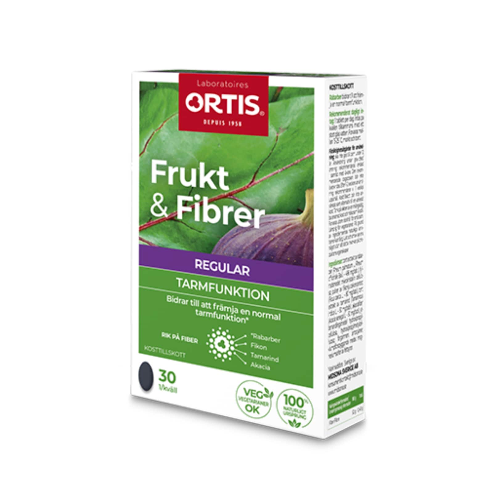 Frukt o Fibrer 30 tab