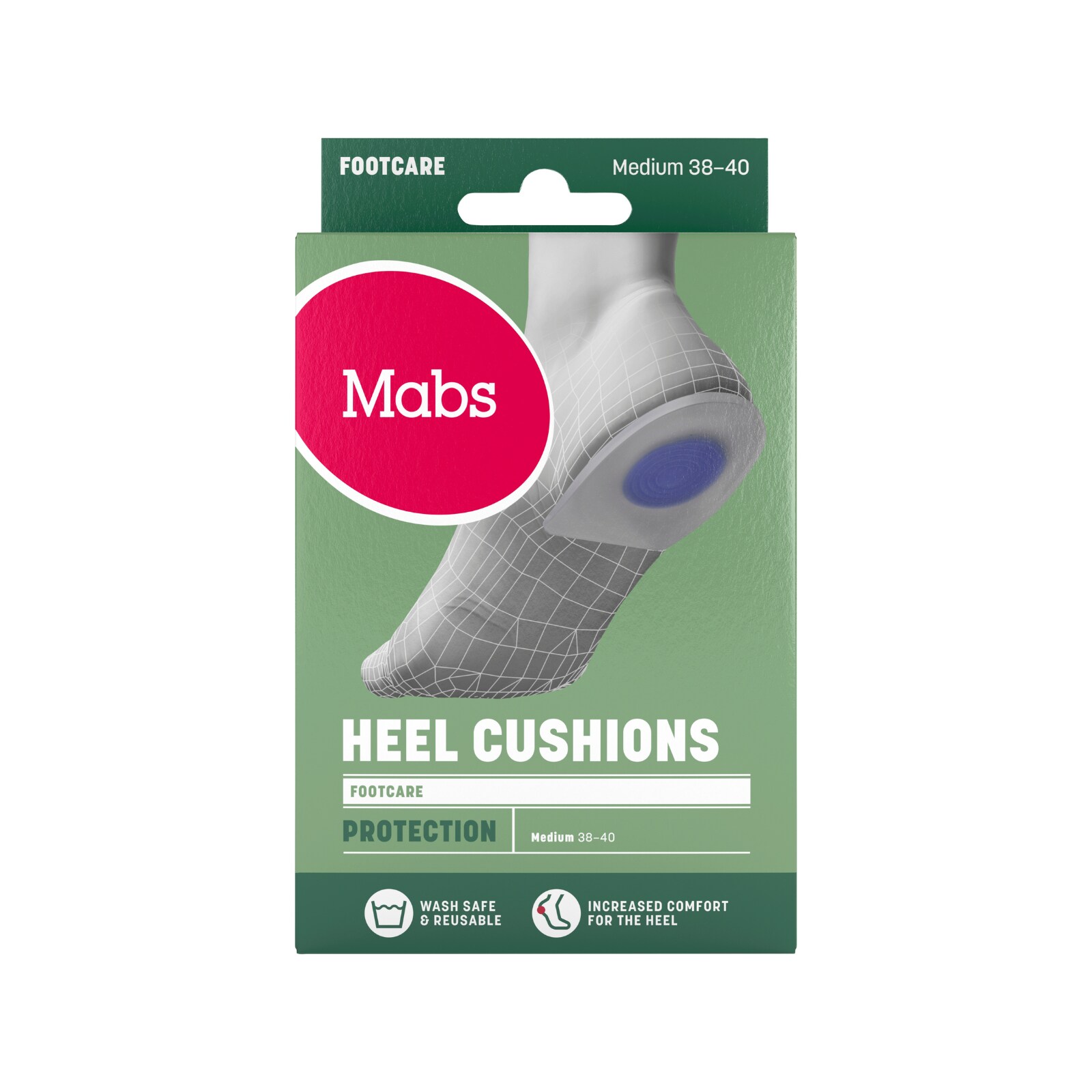 Mabs Heel cushions M NC