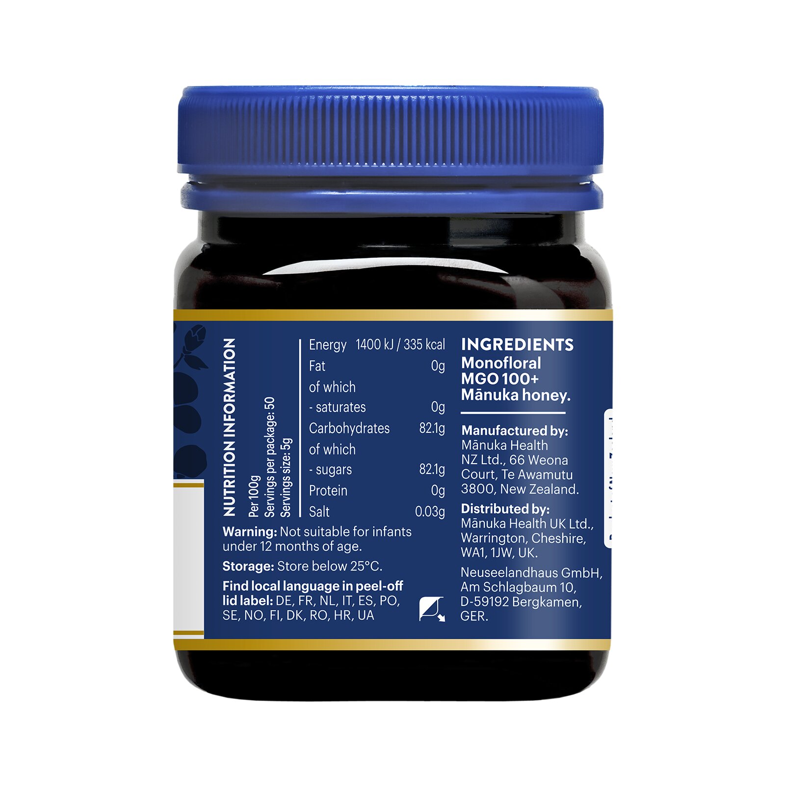 Manuka honey MGO 100+