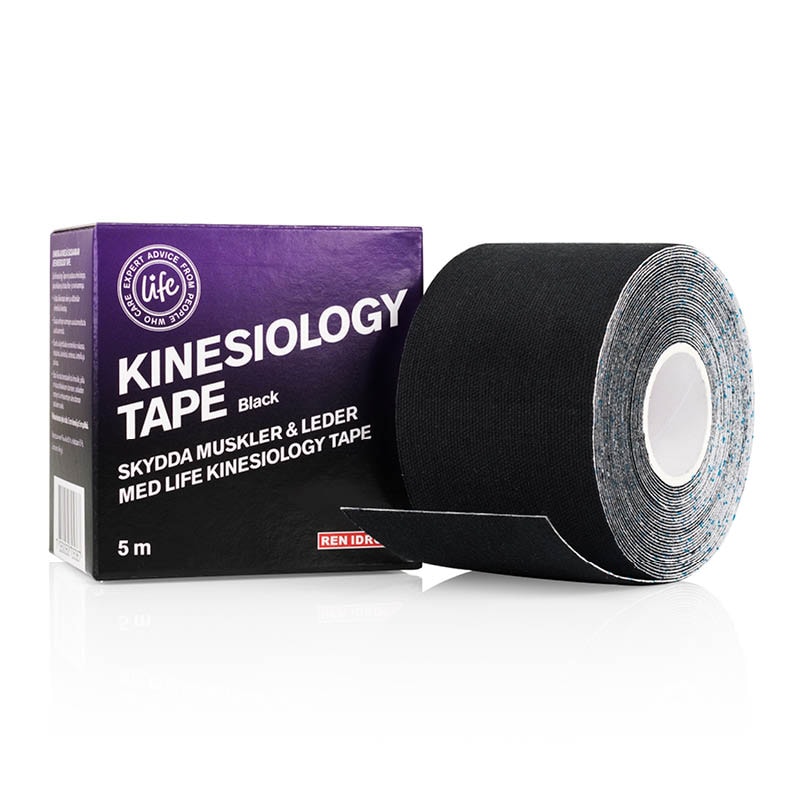 Life Kinesiology Tape Svart