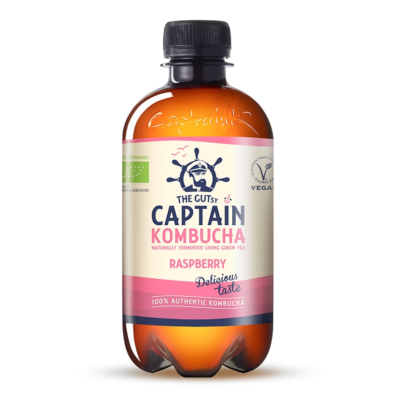 GUTsy Captain Kombucha Raspberry