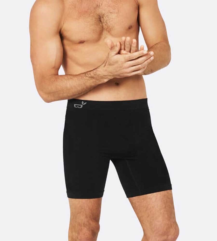 Men's Longer Boxers Black
