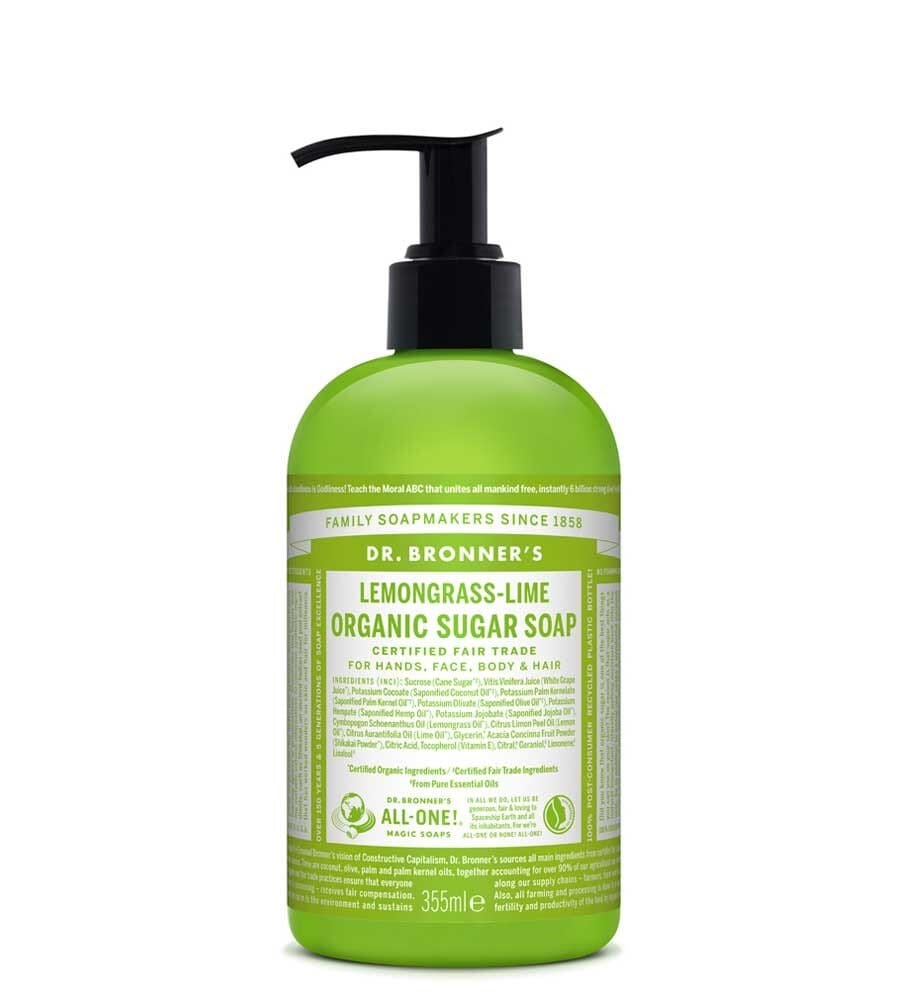 Sugar Soap Pumptvål Lemongrass Lime