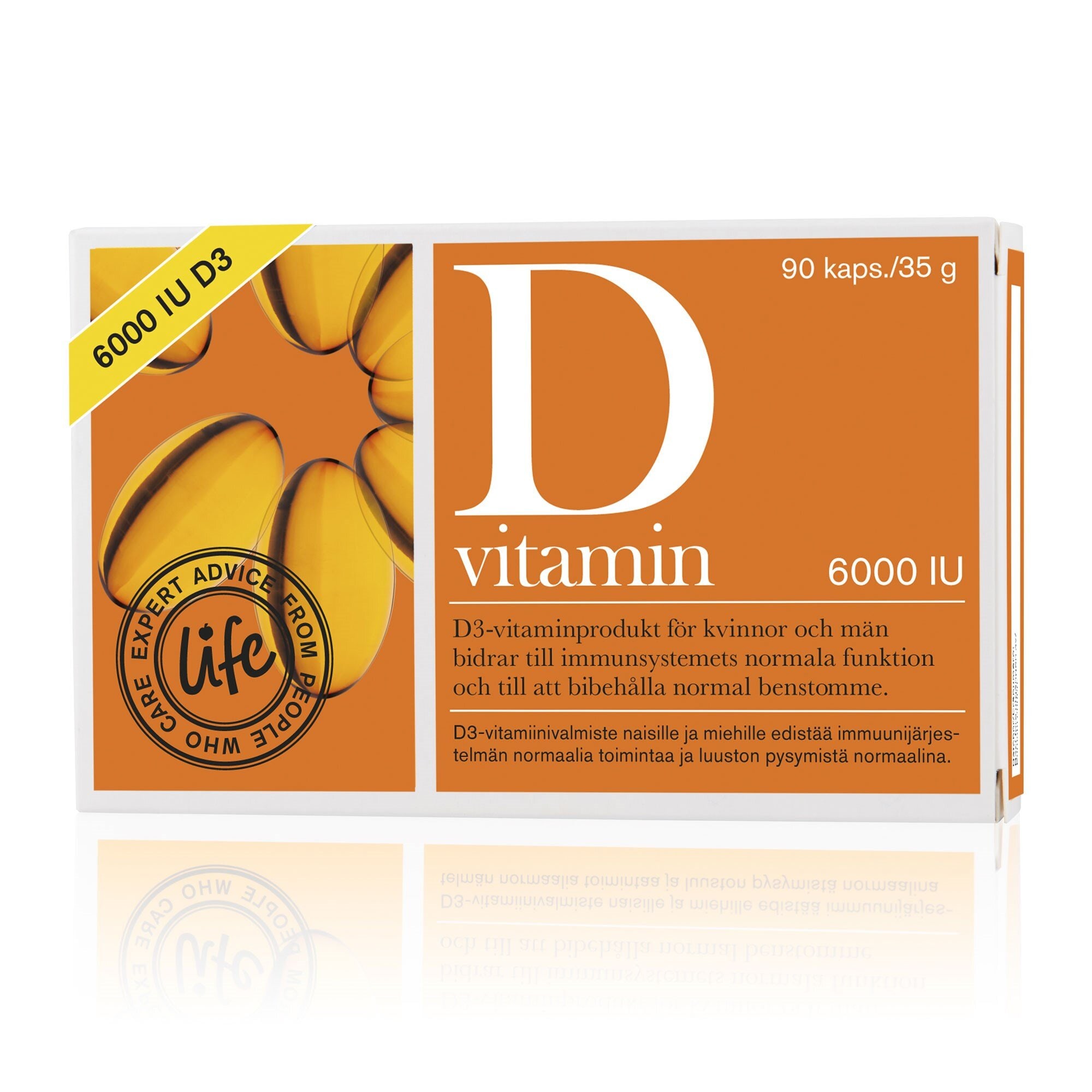 Life D-vitamin 6000IU 150mcg