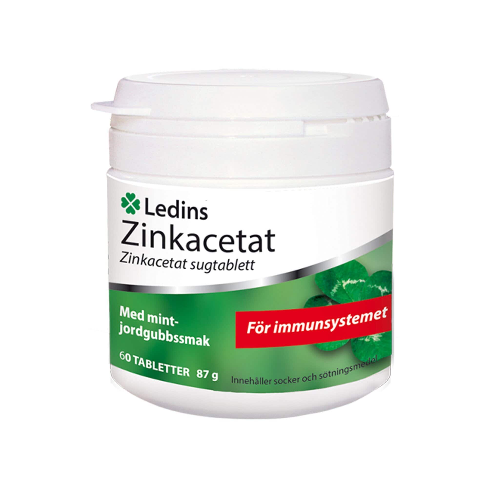 Zinkacetat Sugtabletter