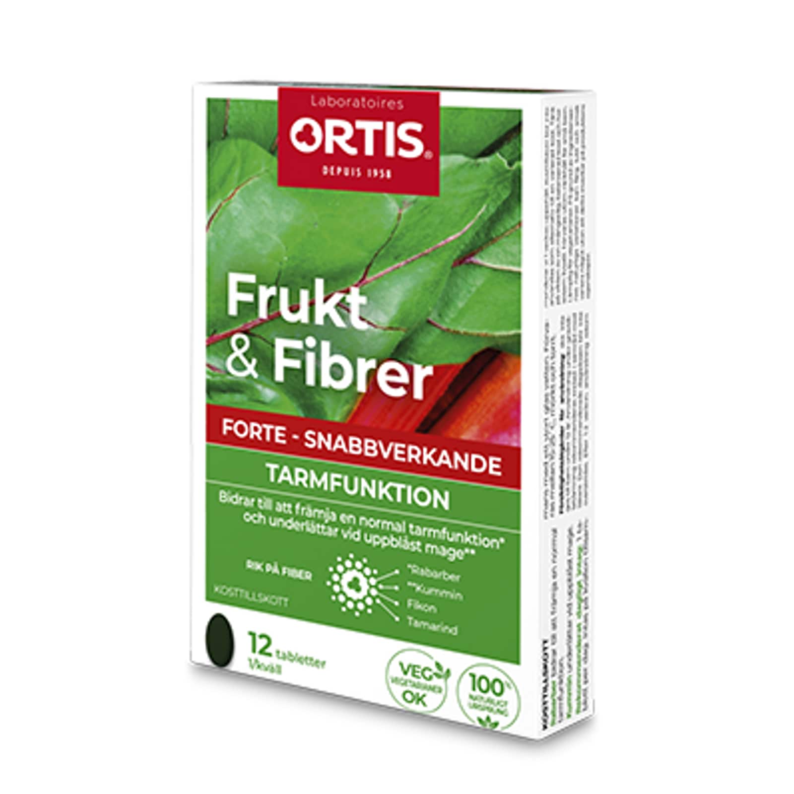 Frukt o Fibrer Forte 12 tab