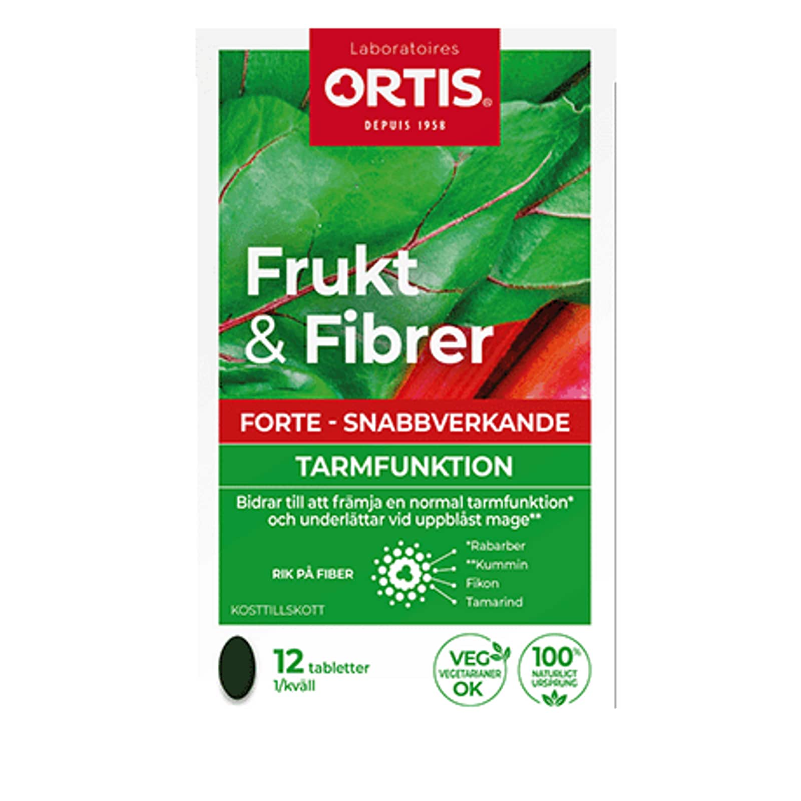 Frukt o Fibrer Forte 12 tab