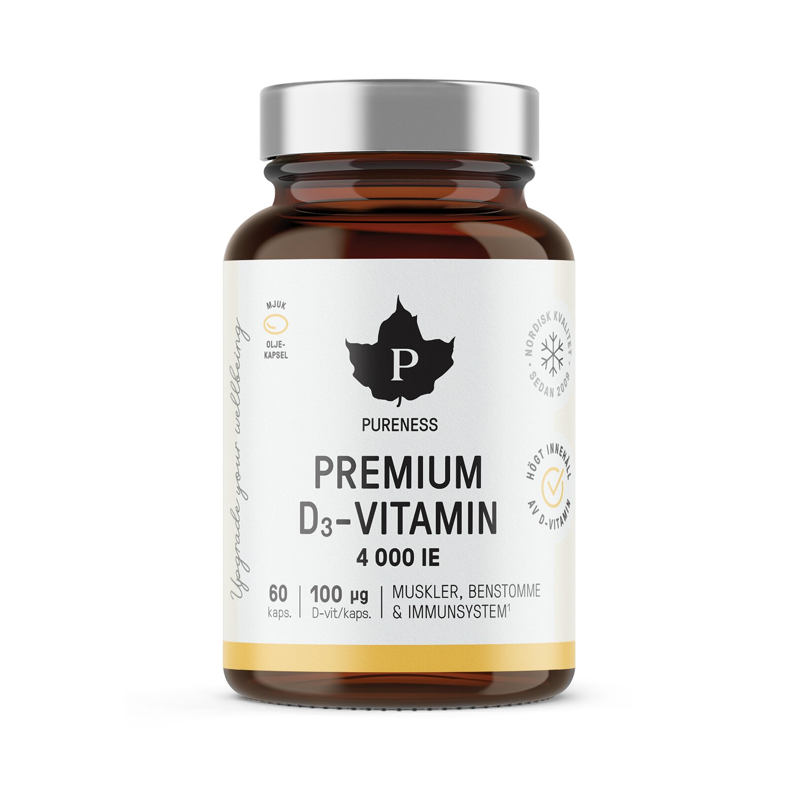 Premium D-vitamin 60 kap