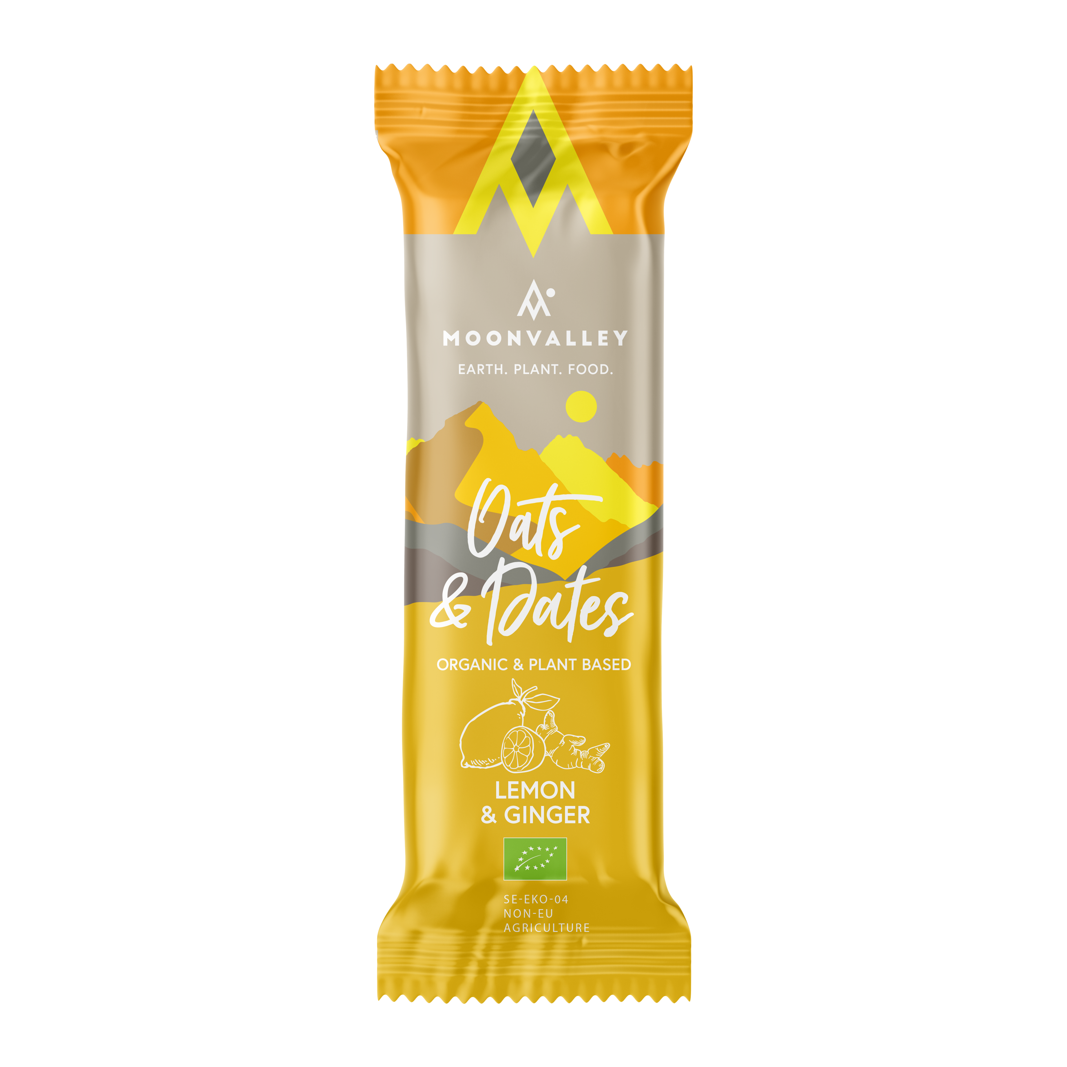 Moonvalley Ekologisk Energibar Citron & Ingefära