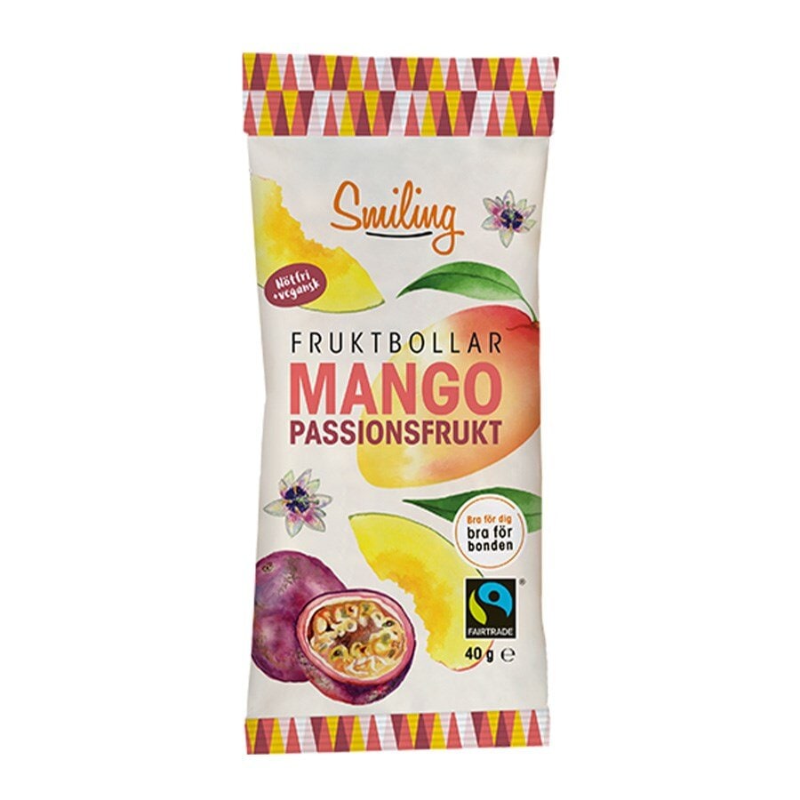 Fruktbollar Mango/Passionsfrukt
