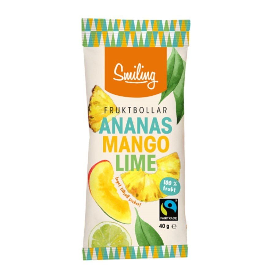 Fruktbollar Mango/Ananas/Lime