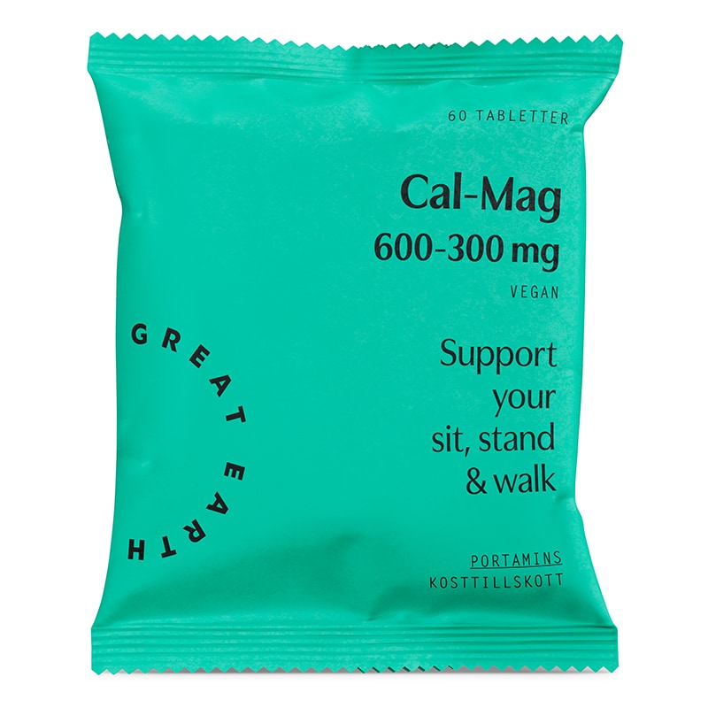 Cal-Mag 600-300 mg Refill 60 tabletter