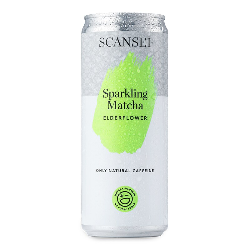 Sparkling Matcha Elderflower