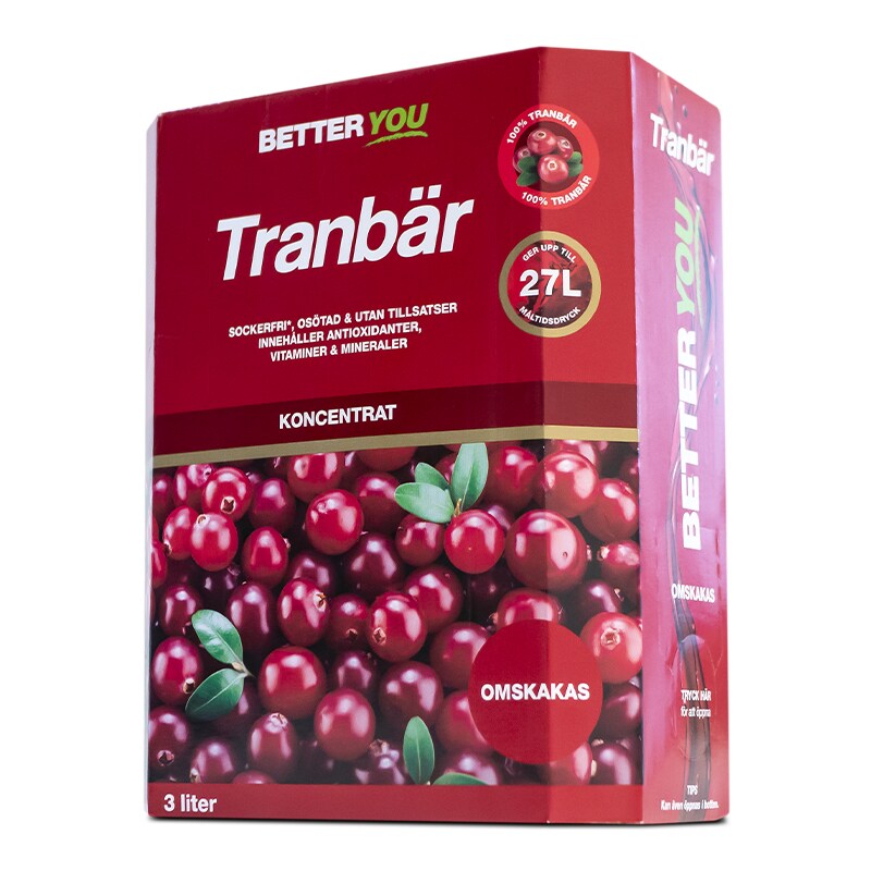 Better You Tranbärskoncentrat Bag-in-Box