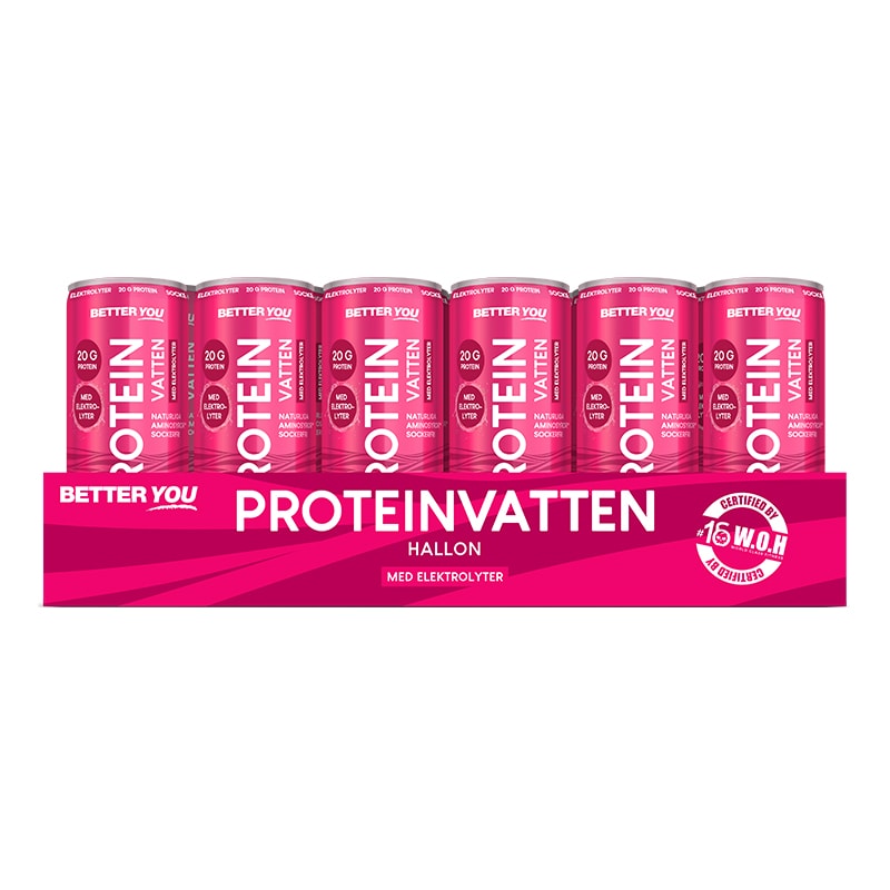 Proteinvatten Hallon - 24 st