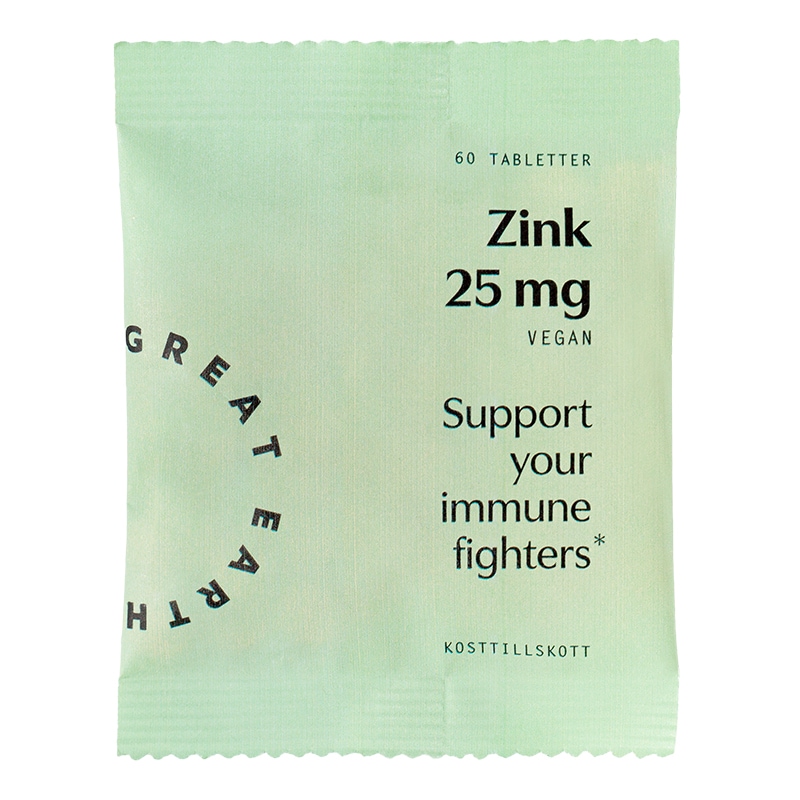 Zink 25mg Refill 60 tabletter