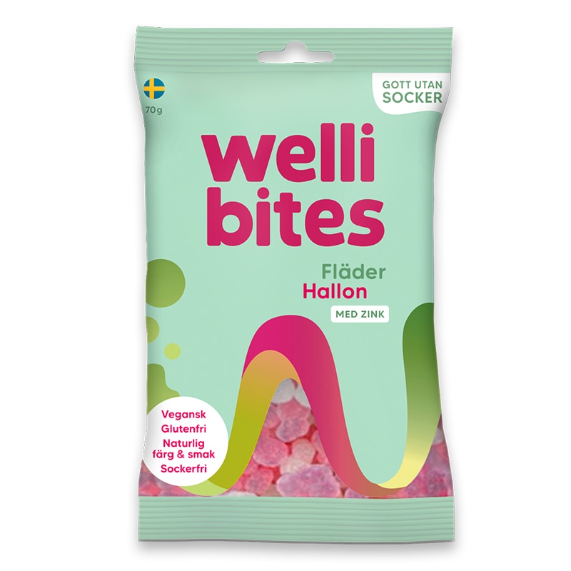 Wellibites Fläder & Hallon