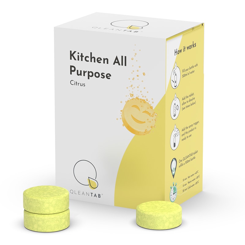 Kitchen All Purpose 3 x Refill Tablets - Citrus