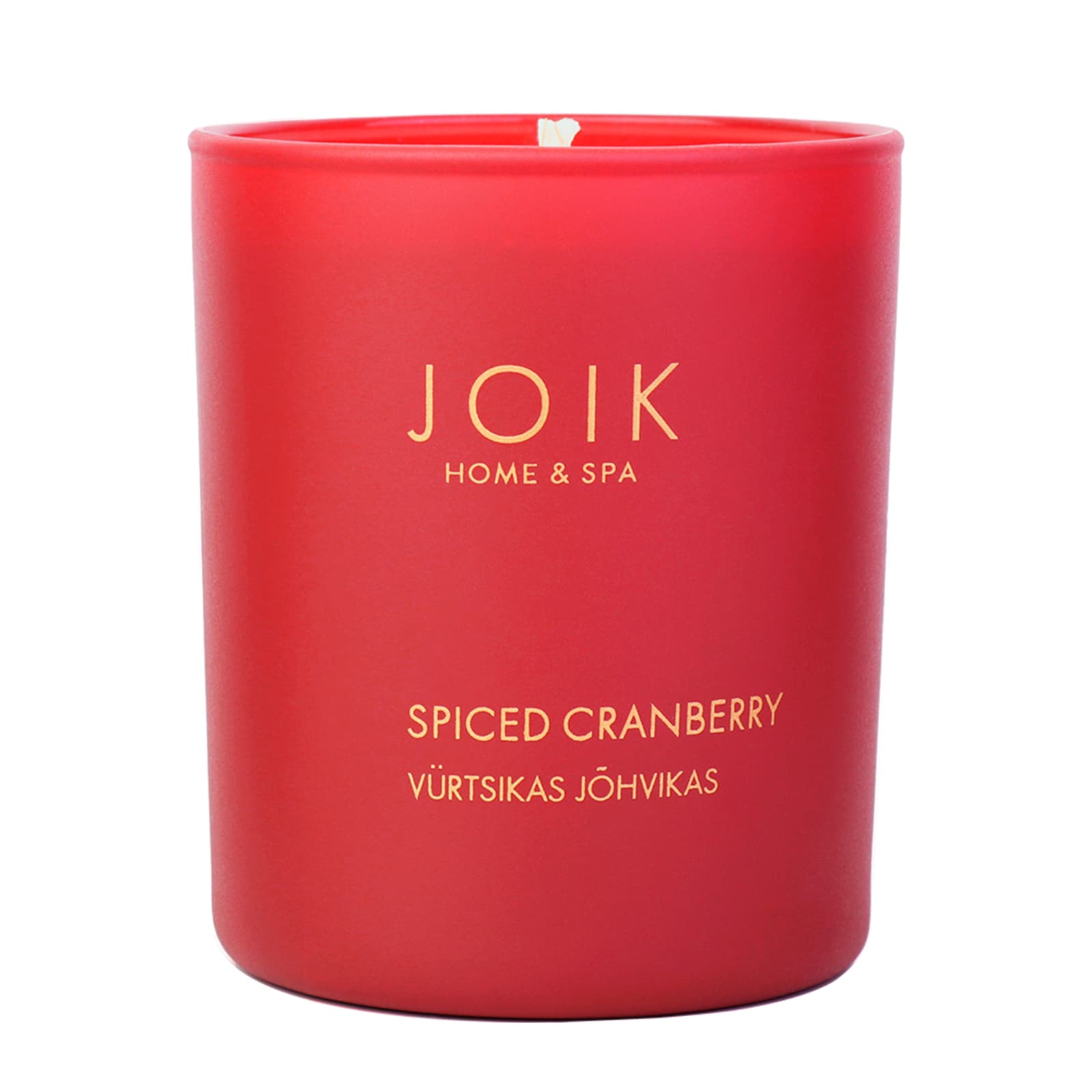 JOIK Home & Spa Spiced Cranberry Scented Candle