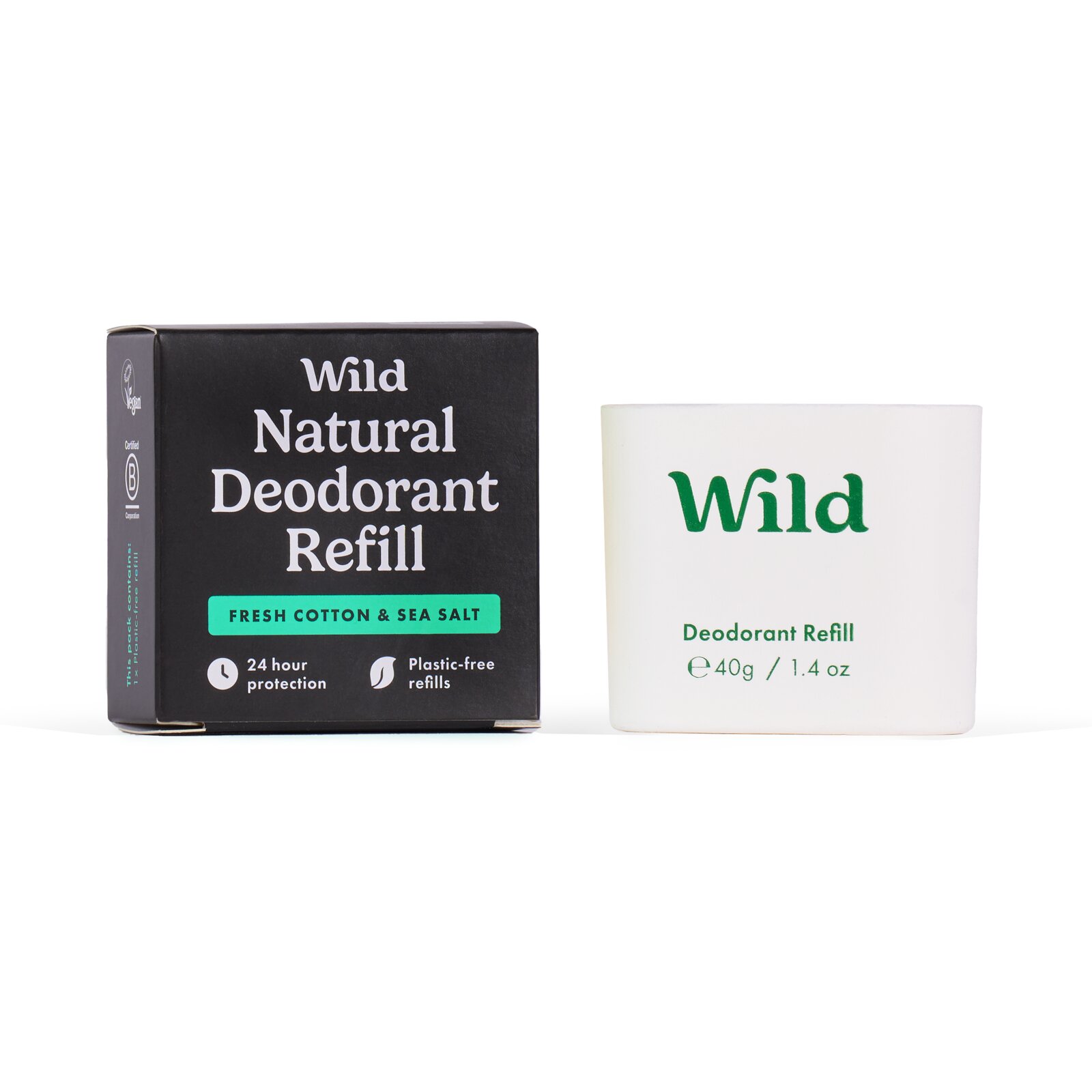 Wild Fresh Cotton & Sea Salt Deo refill
