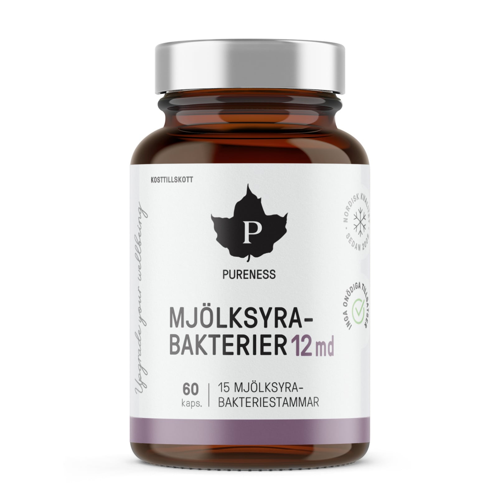 Mjölksyrabakterier 12 md - 60 kapslar
