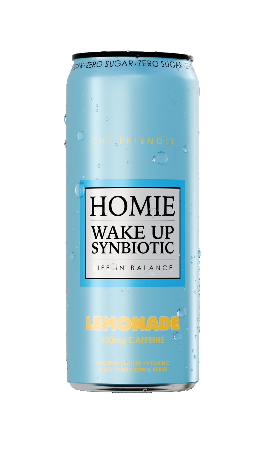 Homie Wake Up Synbiotic Lemon 330ml