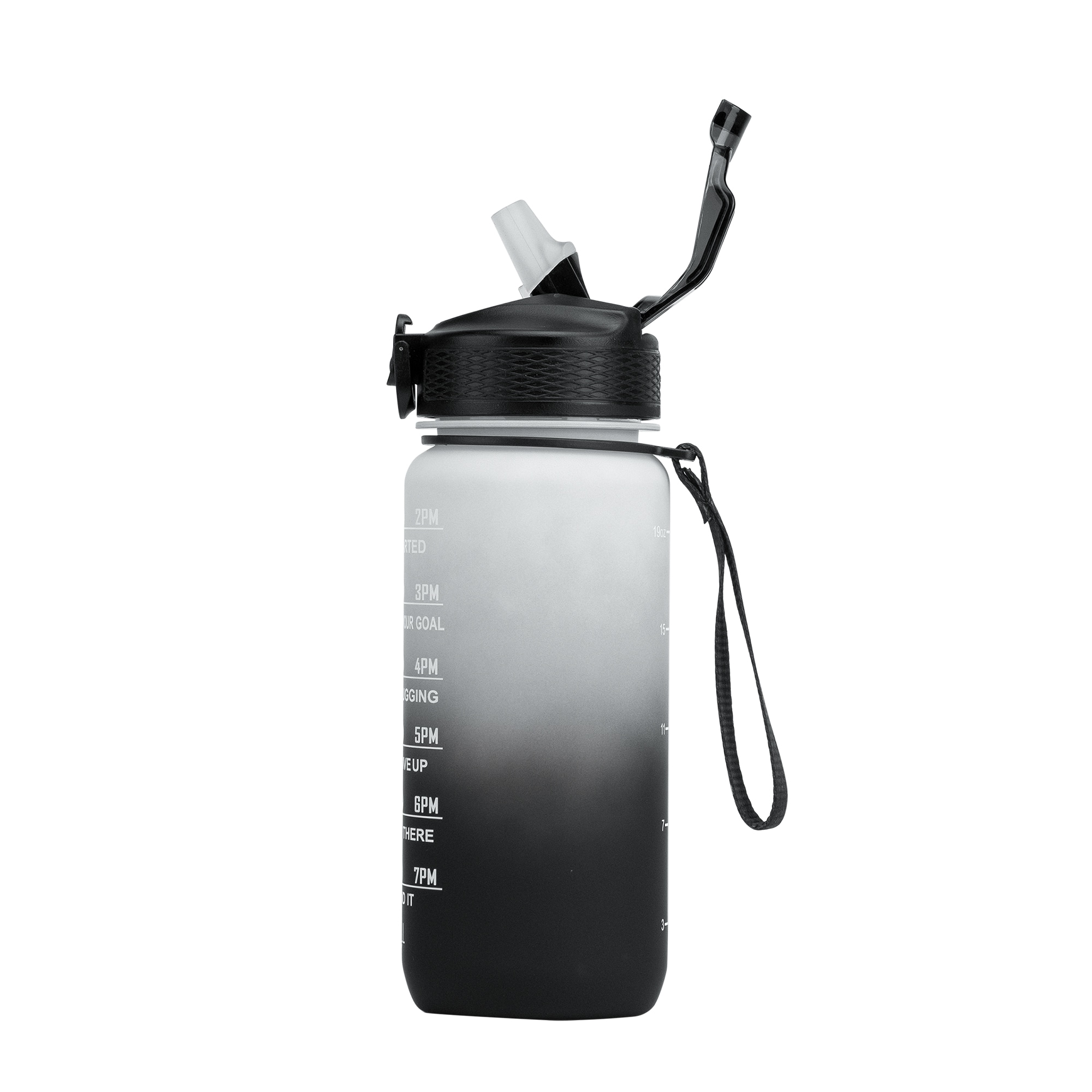 Motivationsflaska Svart & Vit