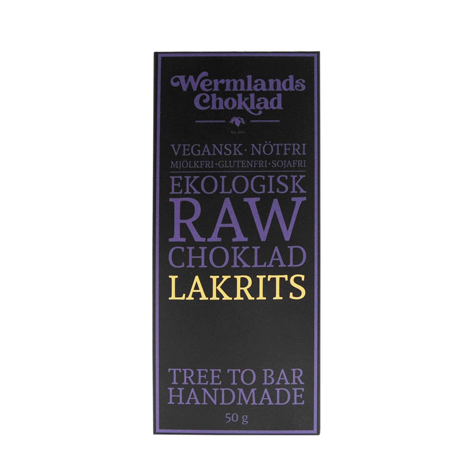 Chokladkaka Lakrits. 50 gr