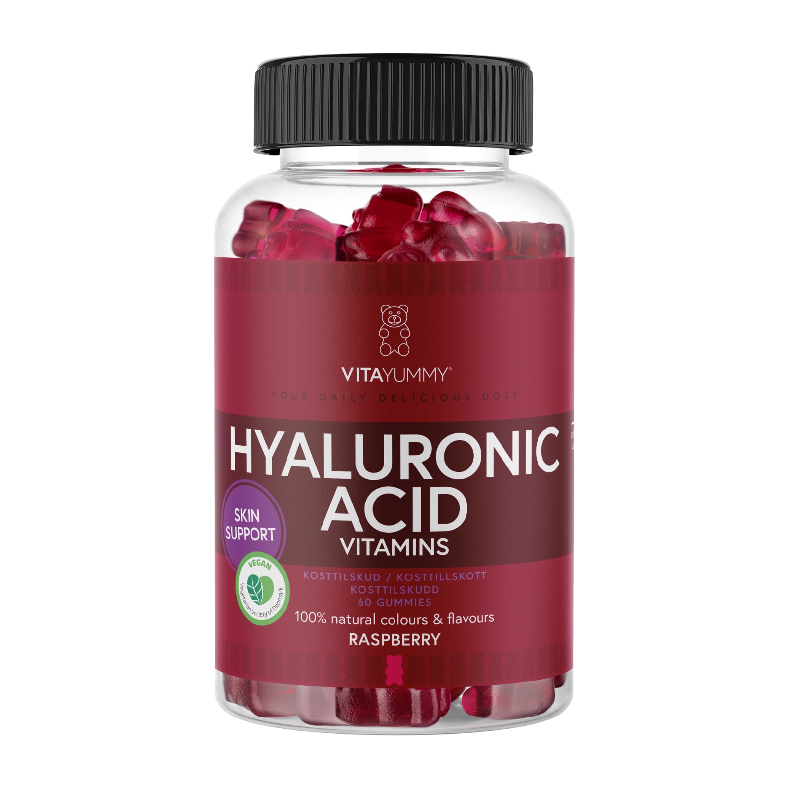 Hyaluron Acid Vitamins - Raspberry