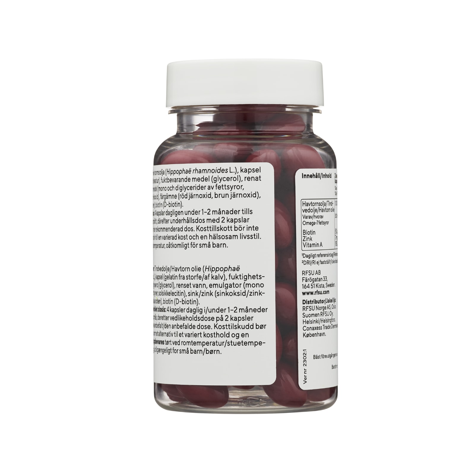 RFSU Moist And Skin 60 kaps