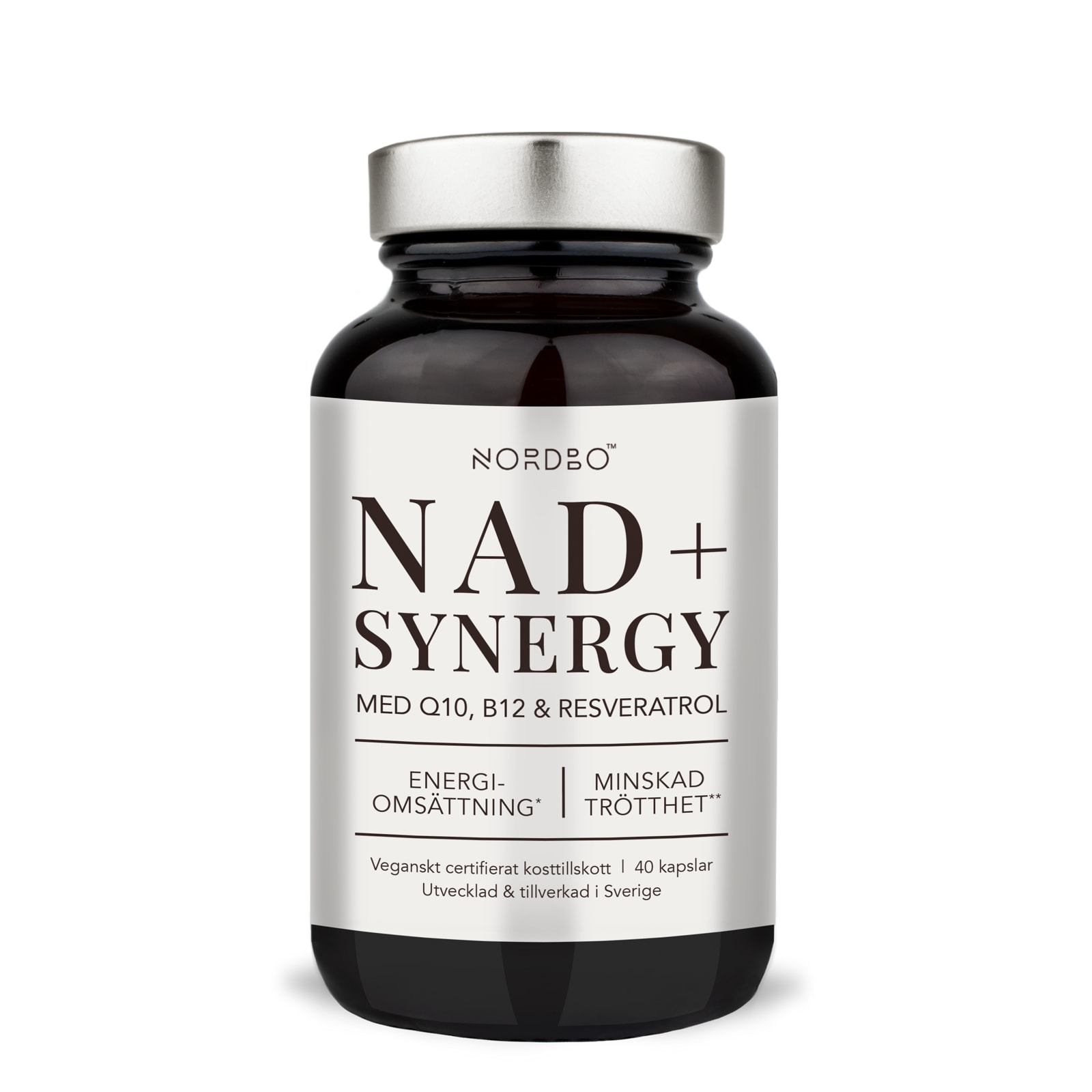 Nordbo Nad+ Synergy 40 kaps