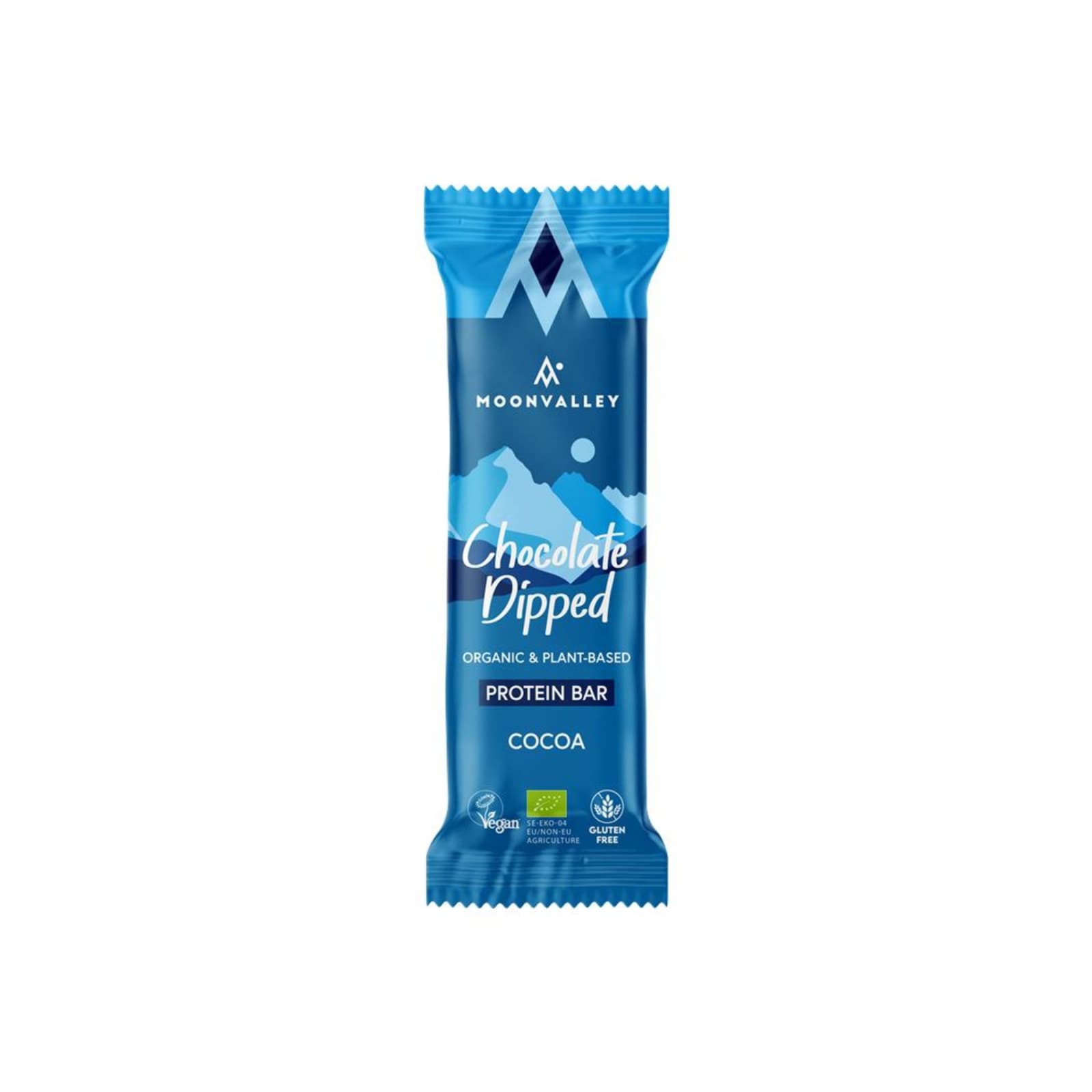 Moonvalley Protein Bar Chocolate-Dipped Cocoa GF