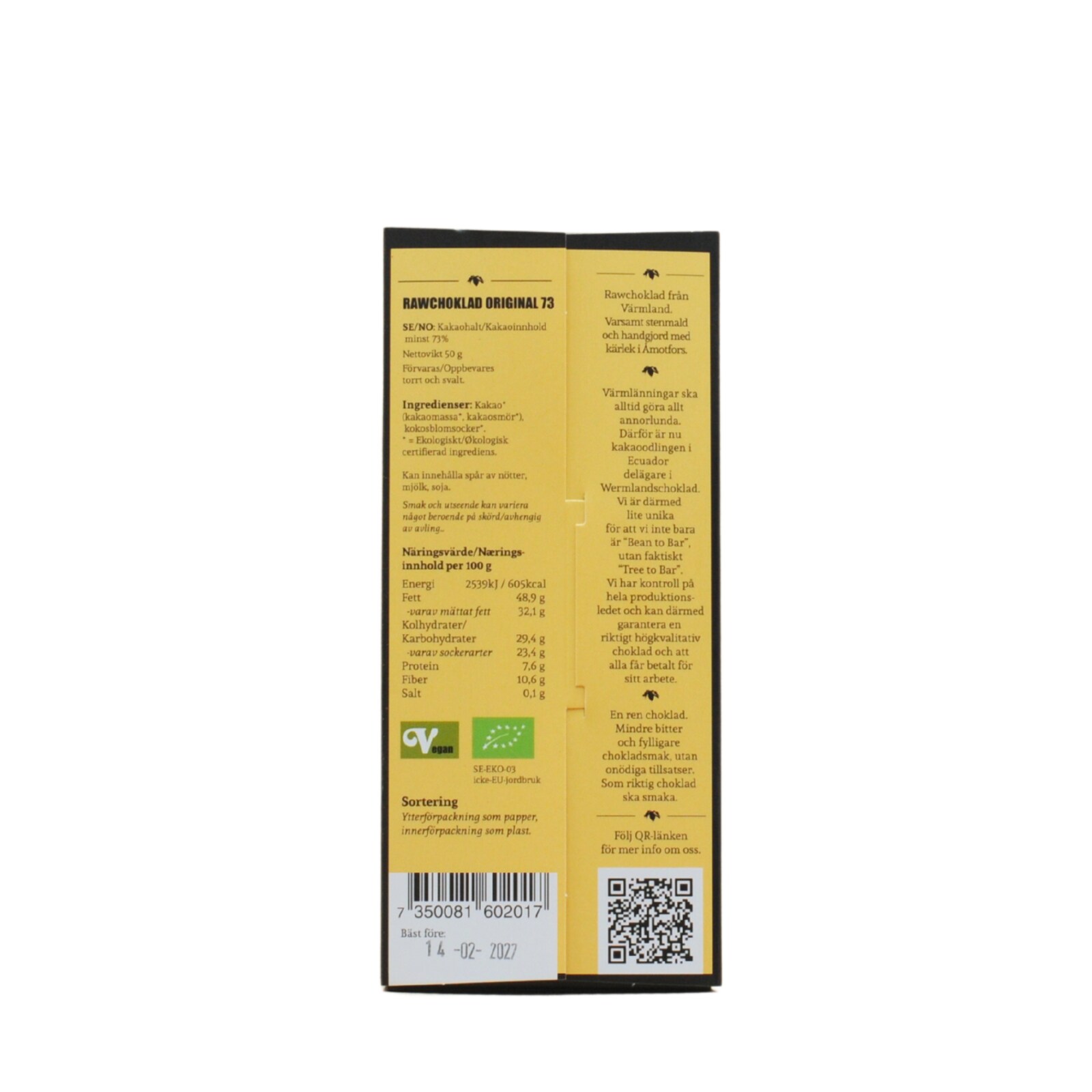 Wermlands Raw Original 73 50g