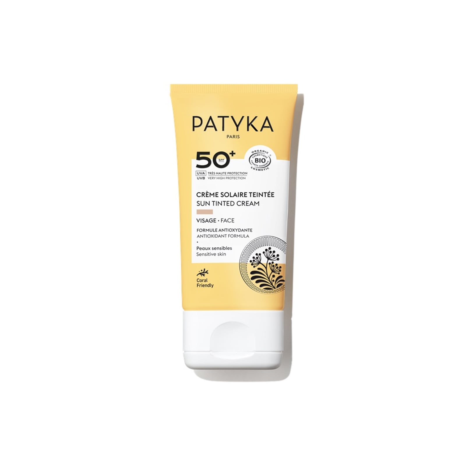 Patyka Tinted Sun Cream Face SPF50+ 40ml